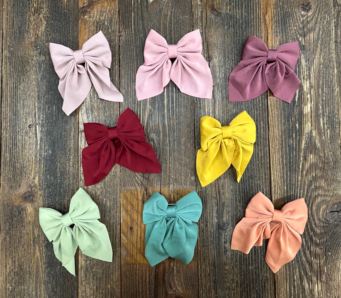 Medium Solid Ribbon Bows