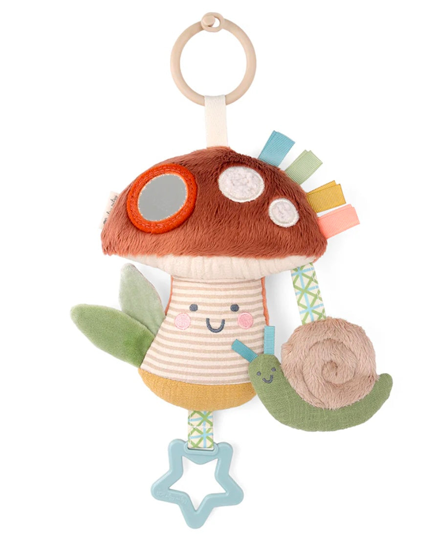 Itzy Ritzy Bitzy Traveler Mushroom Toy