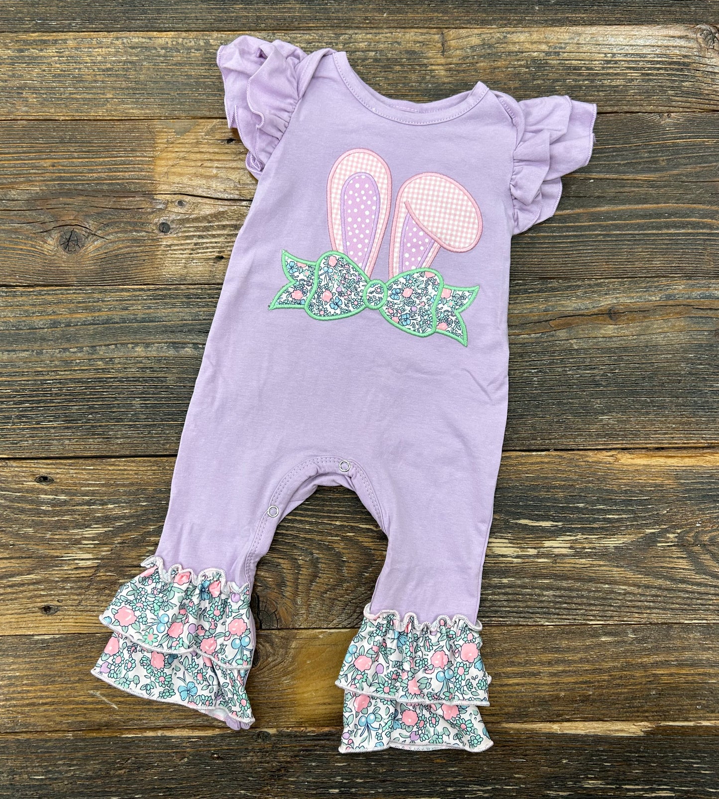 Lilac Easter Bunny Romper