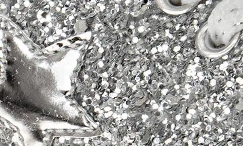 Kenzie Silver Glitter Sneaker