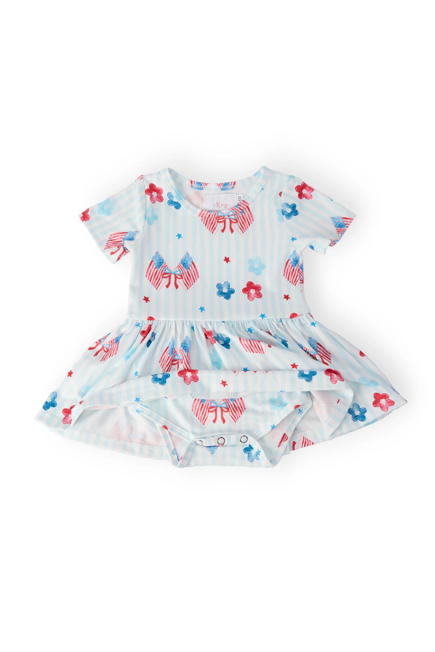 M&R Home of the Brave Twirl Bodysuit