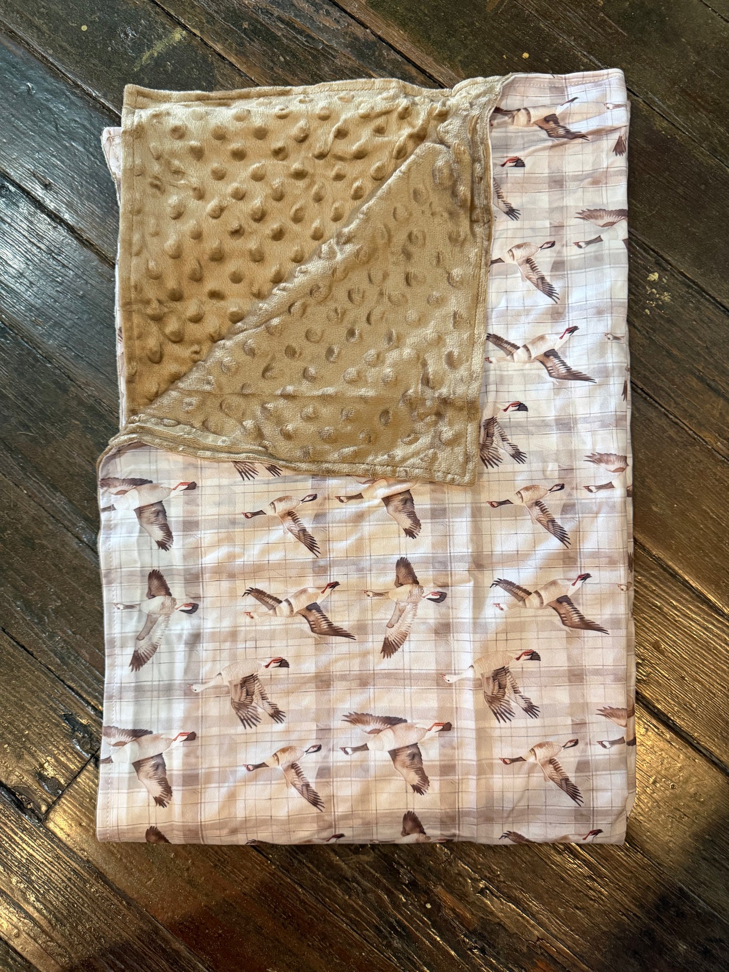 Plaid Duck Blanket