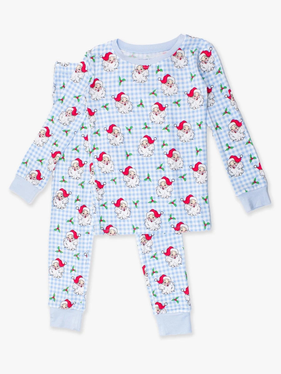 RuggedButts Blue Dear Santa Pajama Set