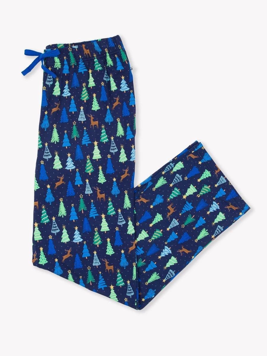 RuggedButts Merry Blue Pines Adult Pajama Pants