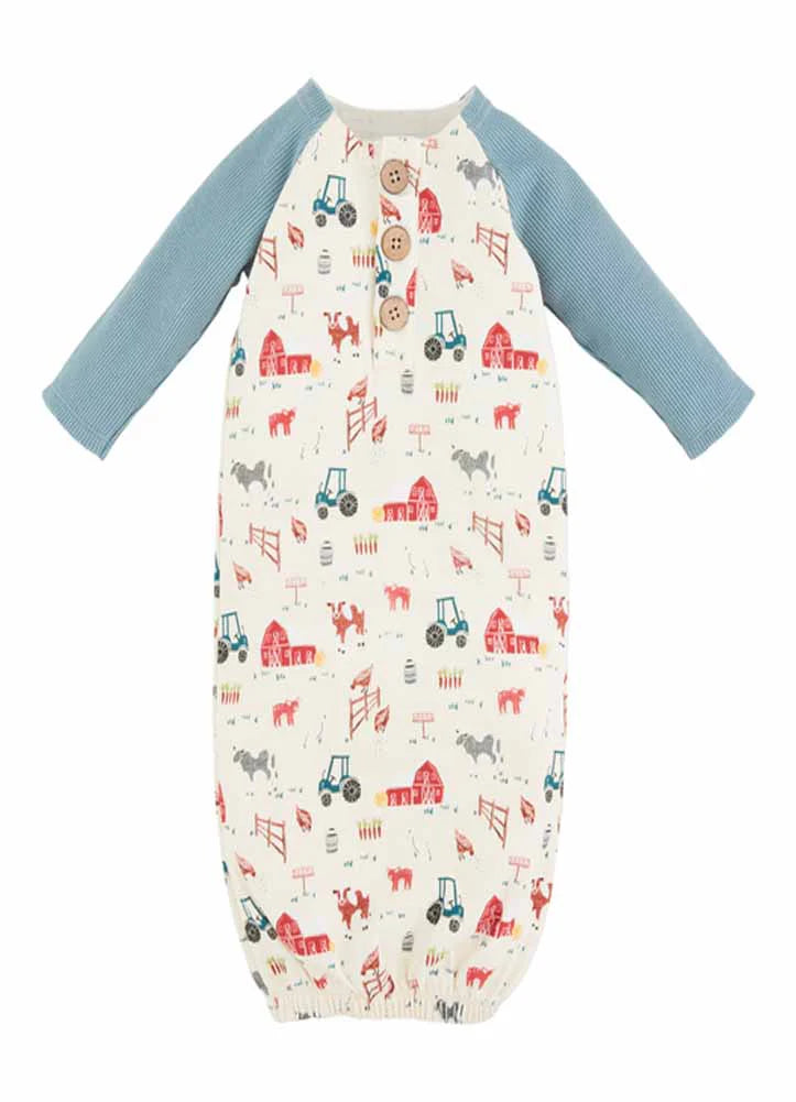 Mudpie Farm Print Take Me home Gown
