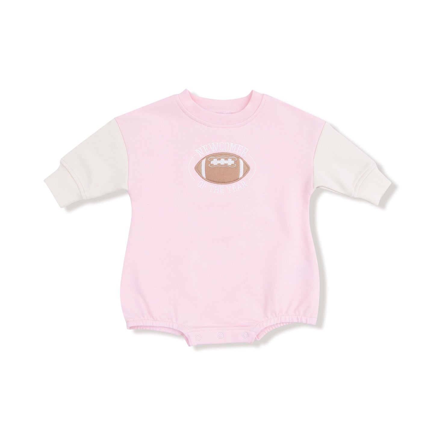Angel Dear French Terry Varsity Pink Newcomer Football Bubble