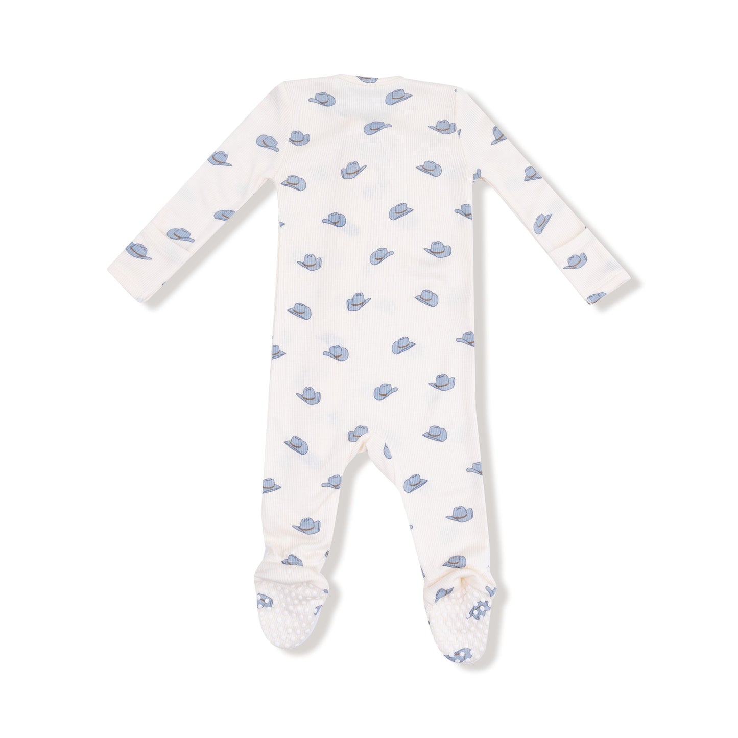Angel Dear Petite Cowboy Hats 2 Way Zipper Footie