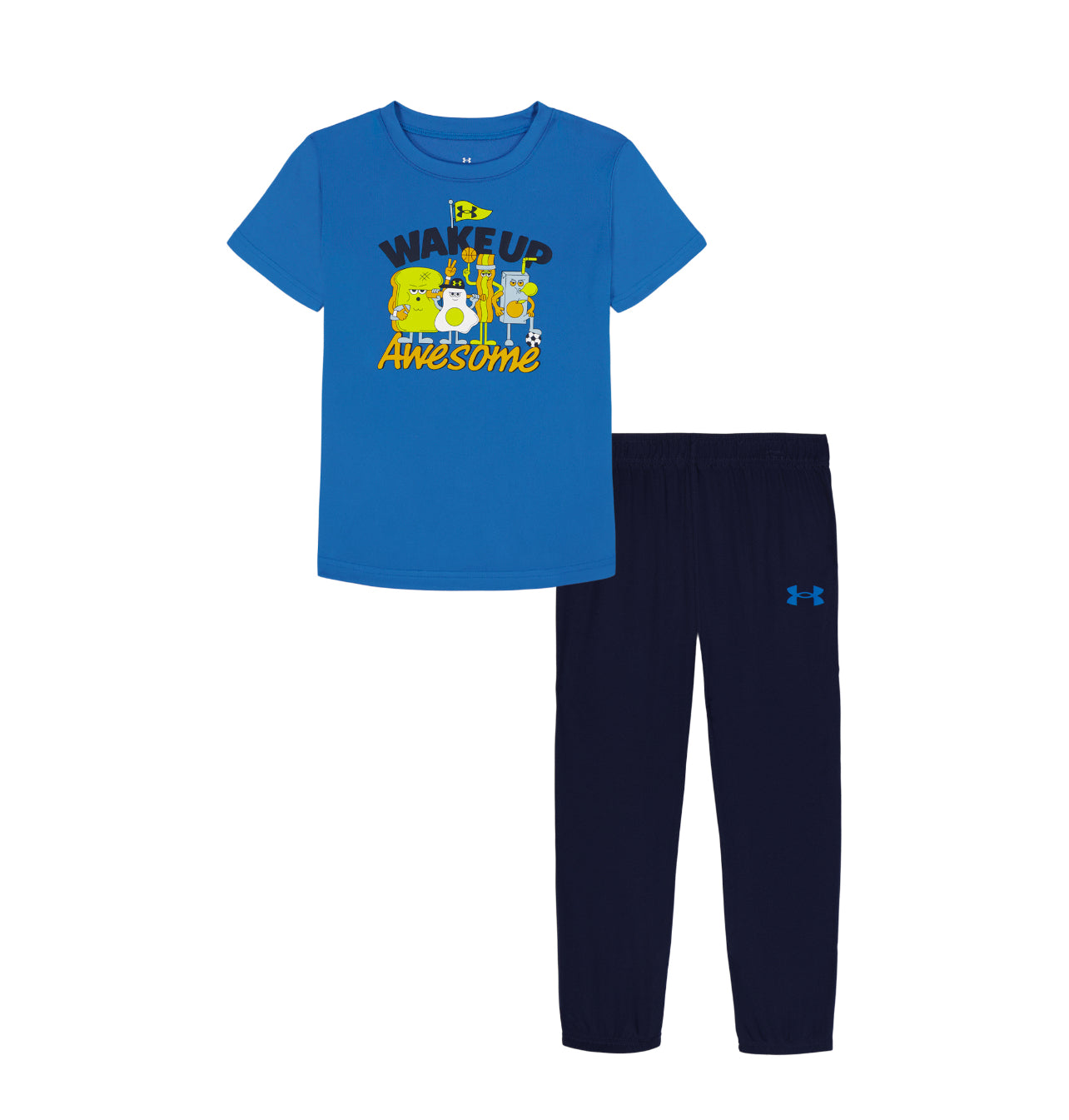 Under Armour Blue Atlantis Wake Up Awesome Breakfast Jogger Set