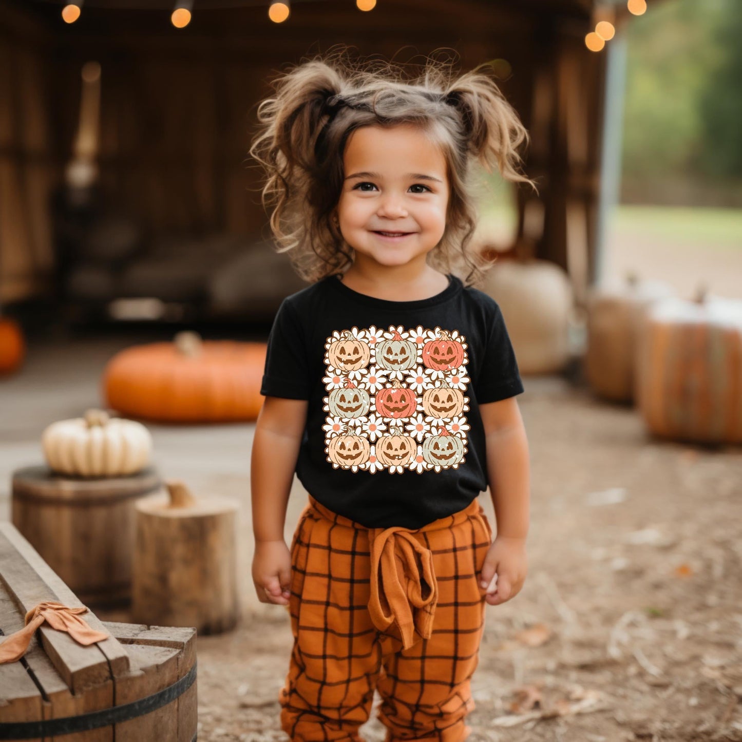 Cute Flower Pumpkins Tee