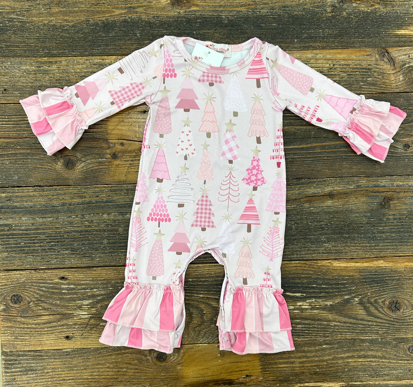 CC Pink Trees Romper