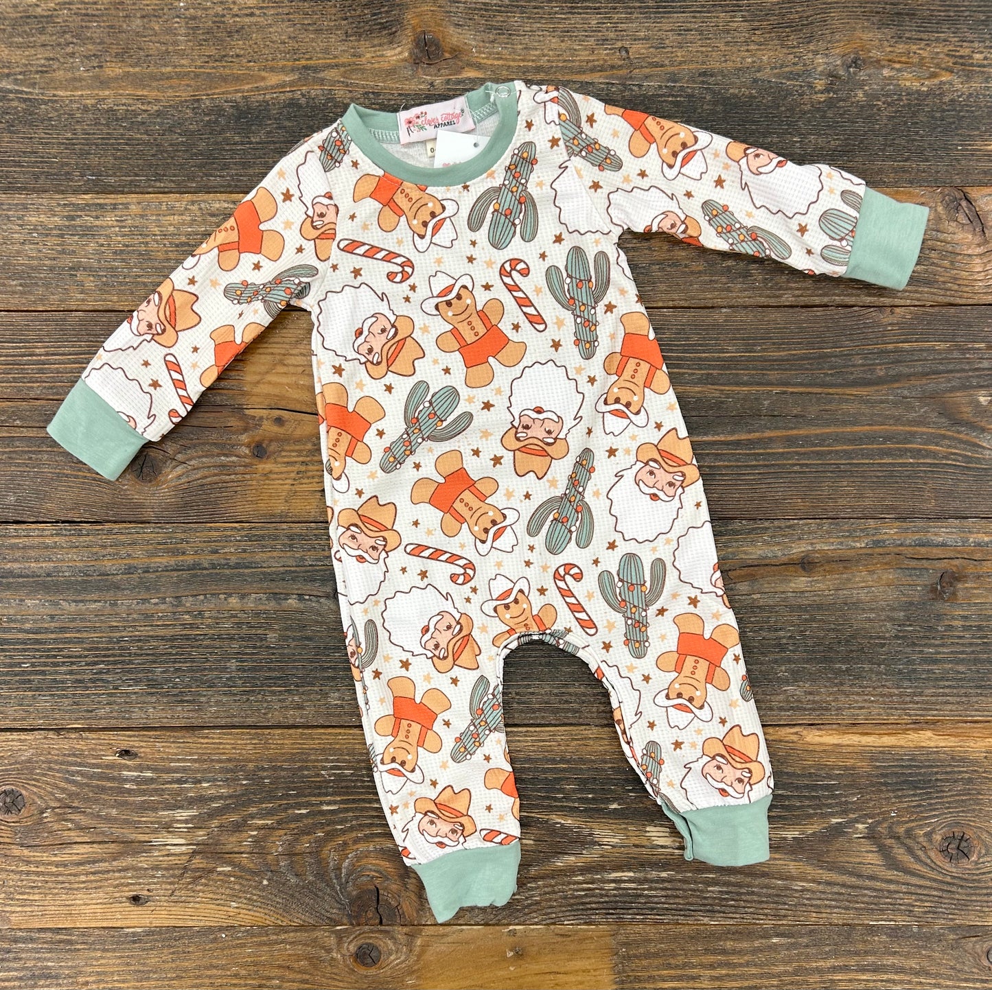 CC Cowboy Christmas Romper