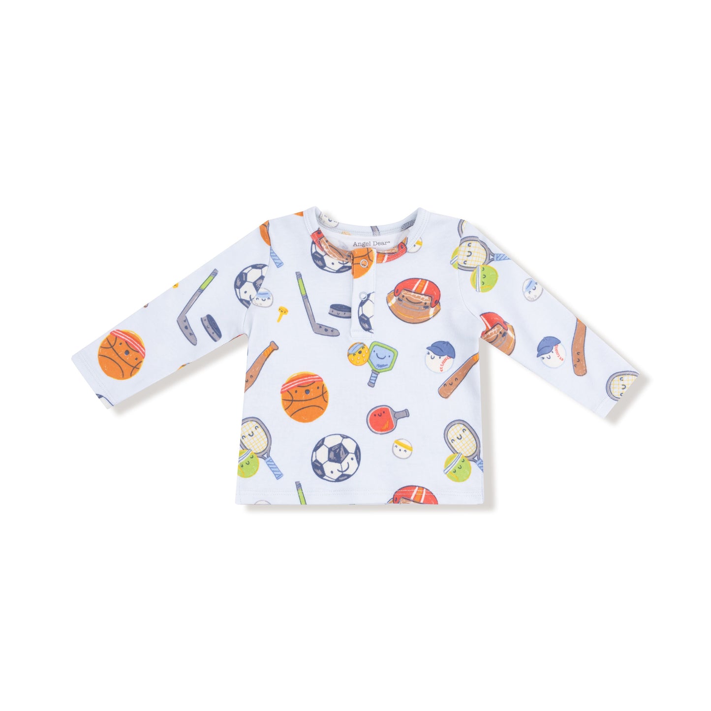 Angel Dear Sports Ball Friends Long-sleeve Henley
