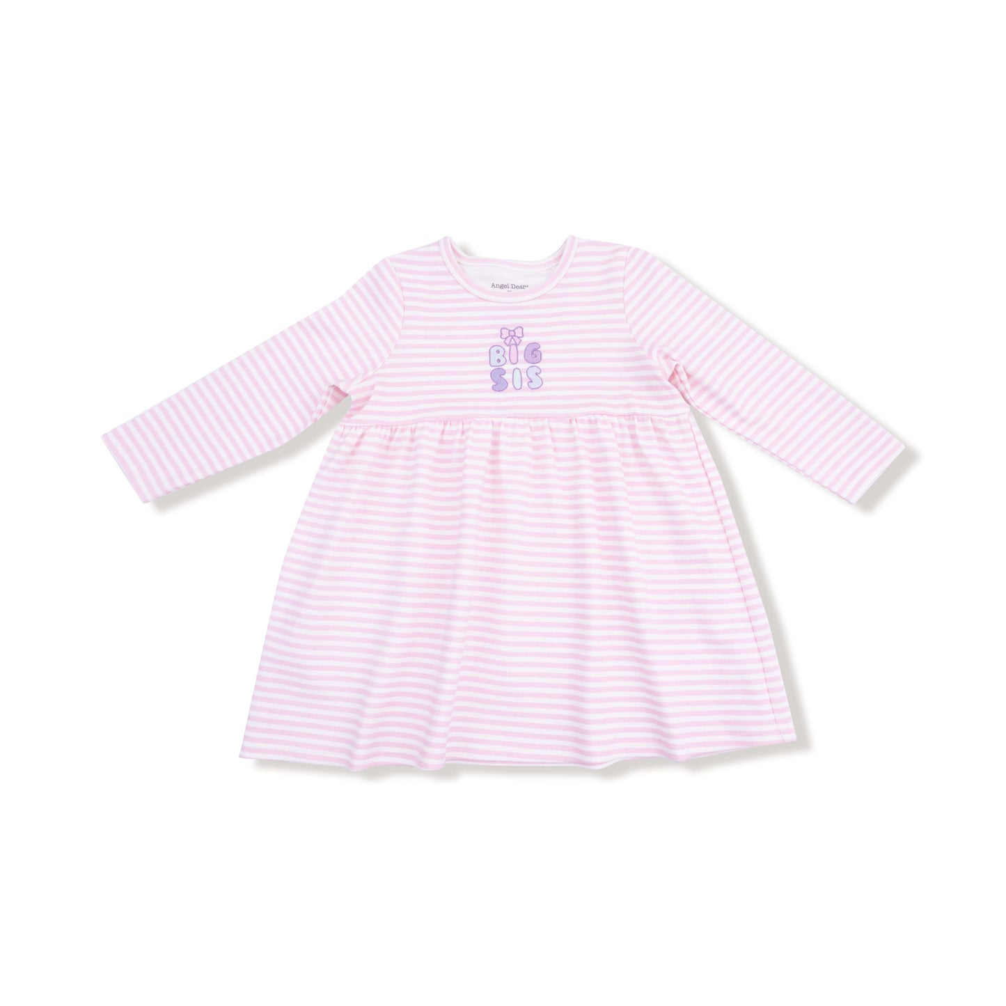 Angel Dear Organic Cotton Jersey Big Sis Longsleeve Play Dress