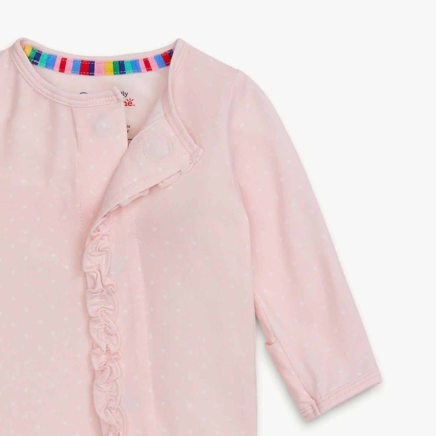 Magnetic Me Pin Dot Pink Modal Footie