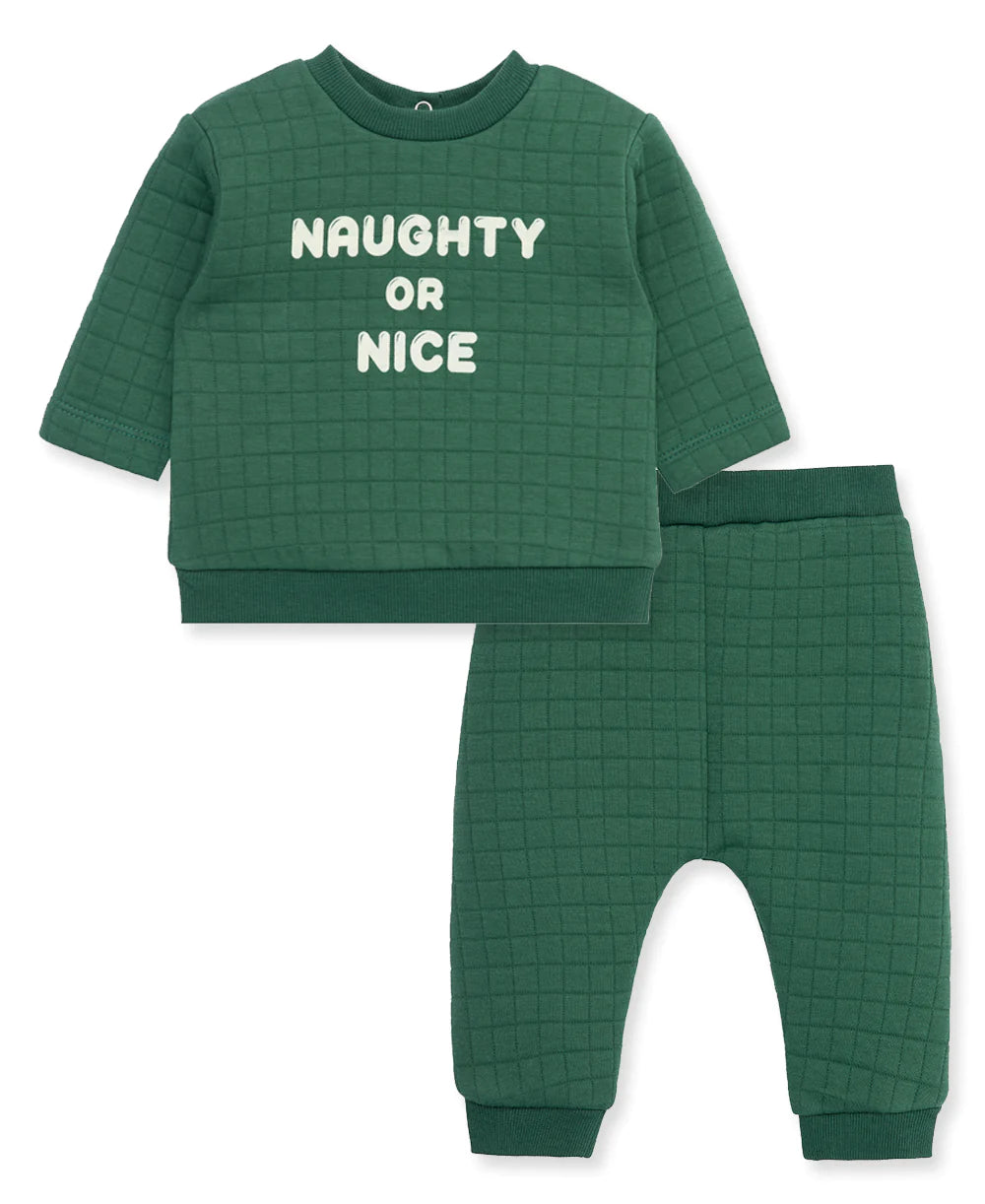Little Me Cheer Sweatshirt Set