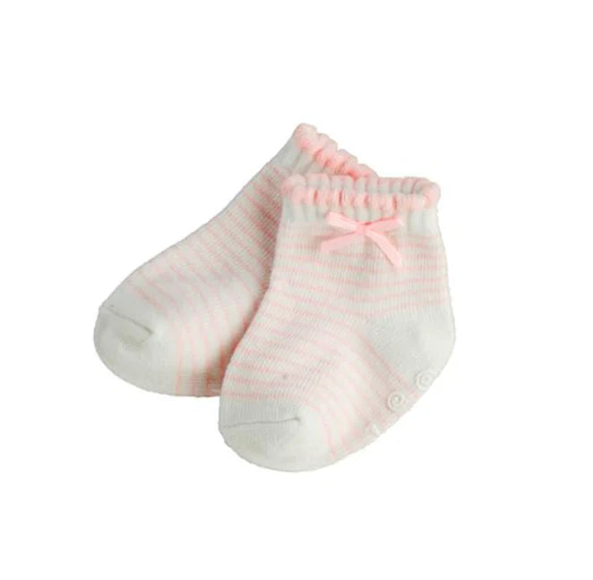 Mudpie Pink Baby Socks