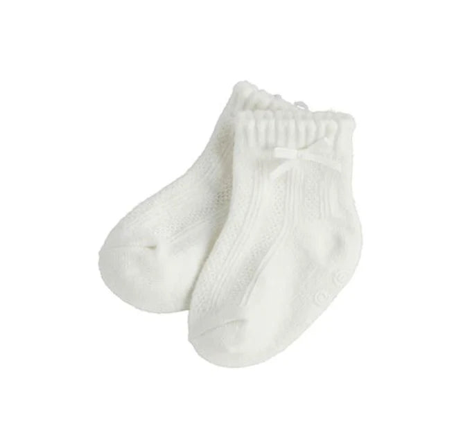 Mudpie Pink Baby Socks