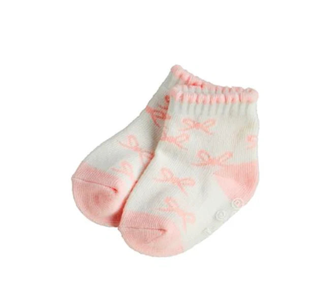 Mudpie Pink Baby Socks