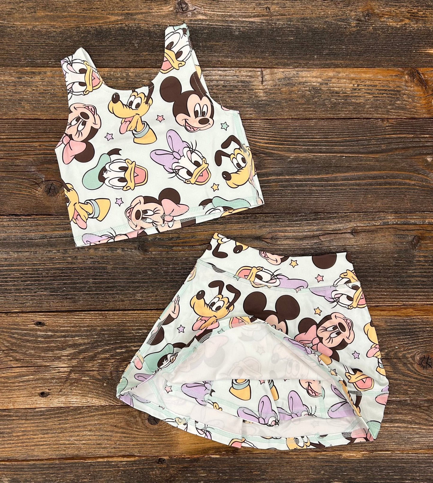 Mint Magical Group Skort Set