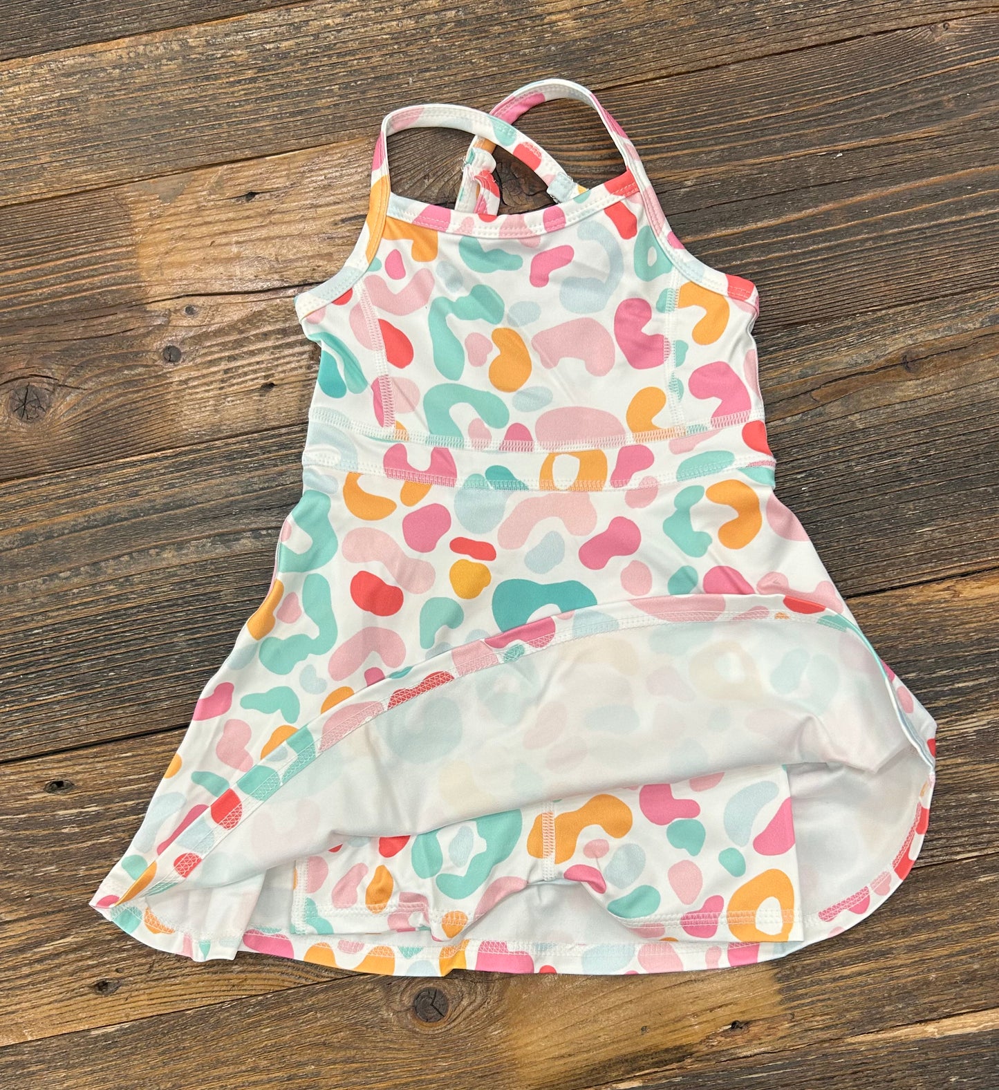 Pastel Leopard Tennis Dress