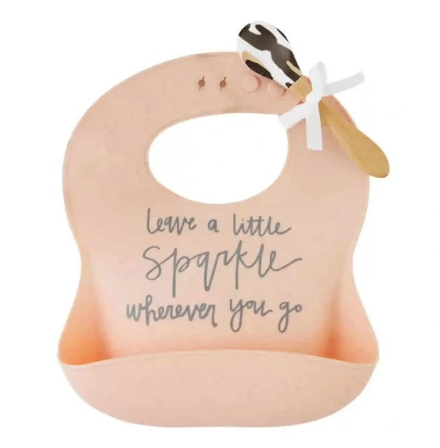 Mudpie Bib & Spoon Set