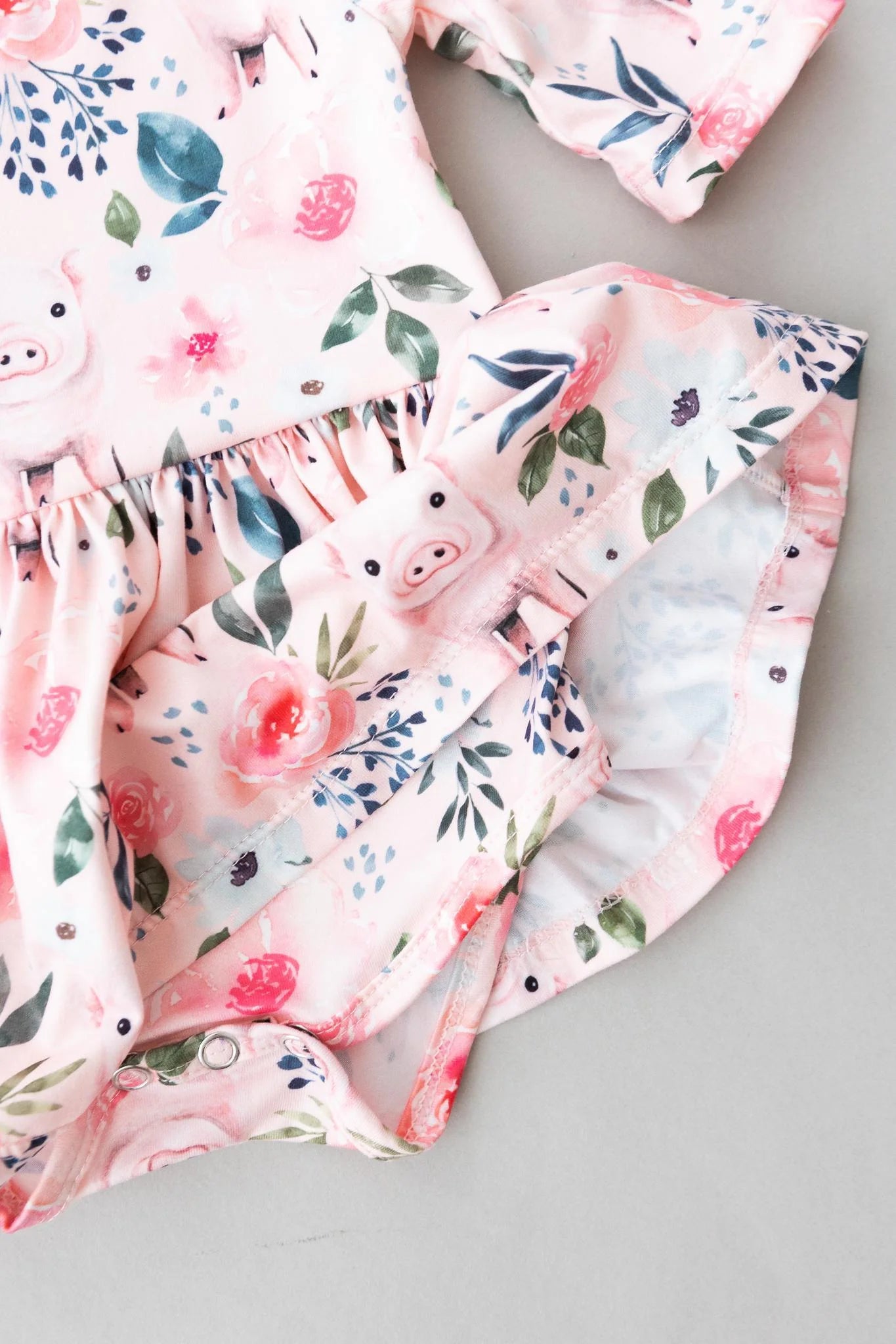 M&R This Little Piggy Twirl Bodysuit