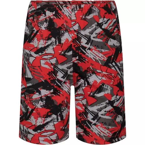 Under Armour Red & Black Castlerock Shorts