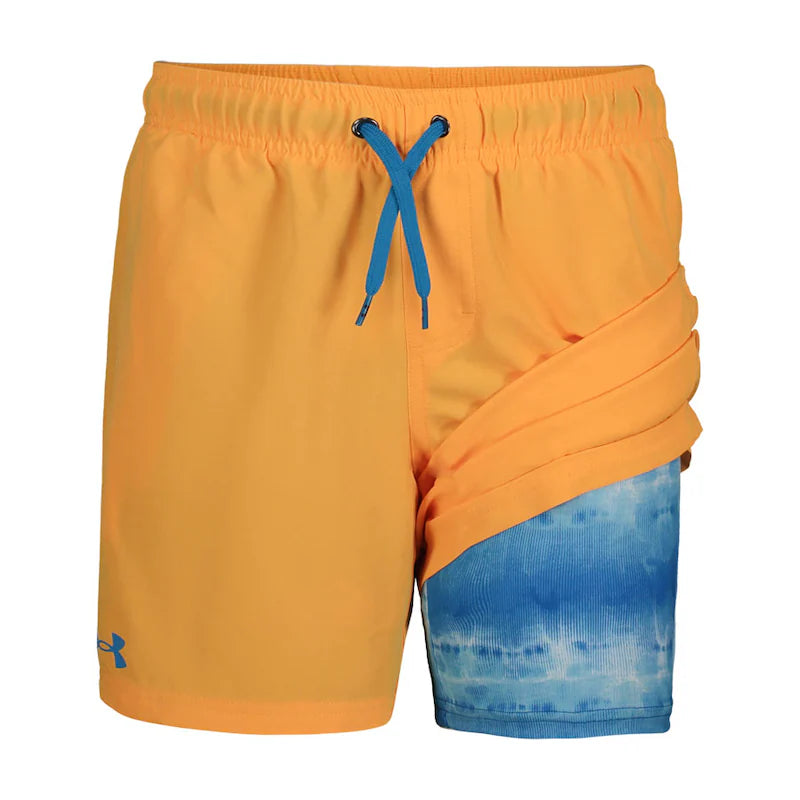 Under Armour Youth Nova Orange Compression Short
