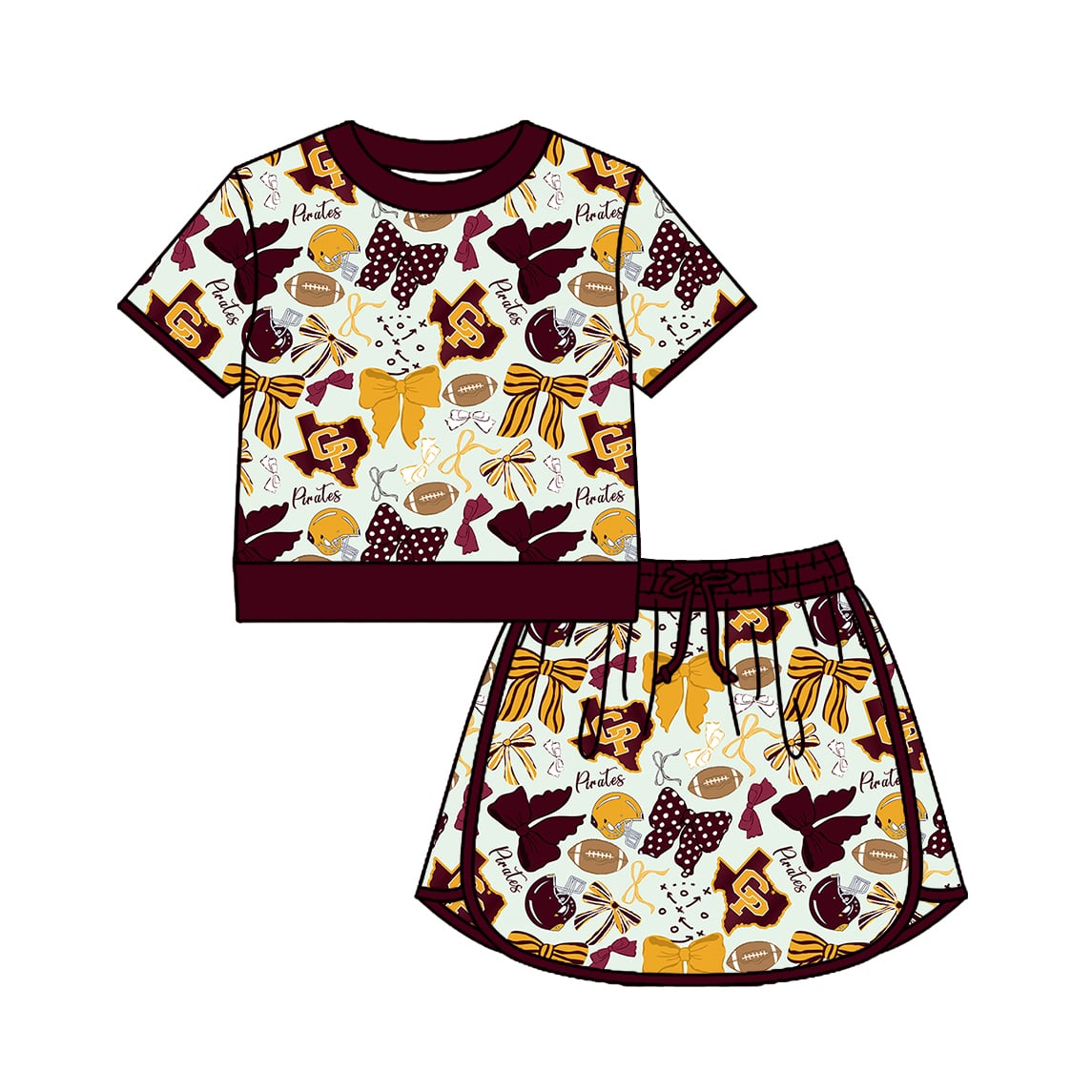 Collinsville HIGH SCHOOL SKORT SET - PREORDER