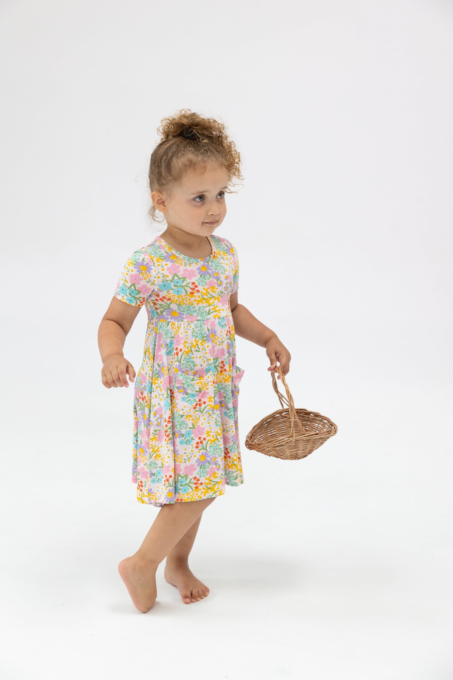 Angel Dear Amelia Floral Twirly Dress