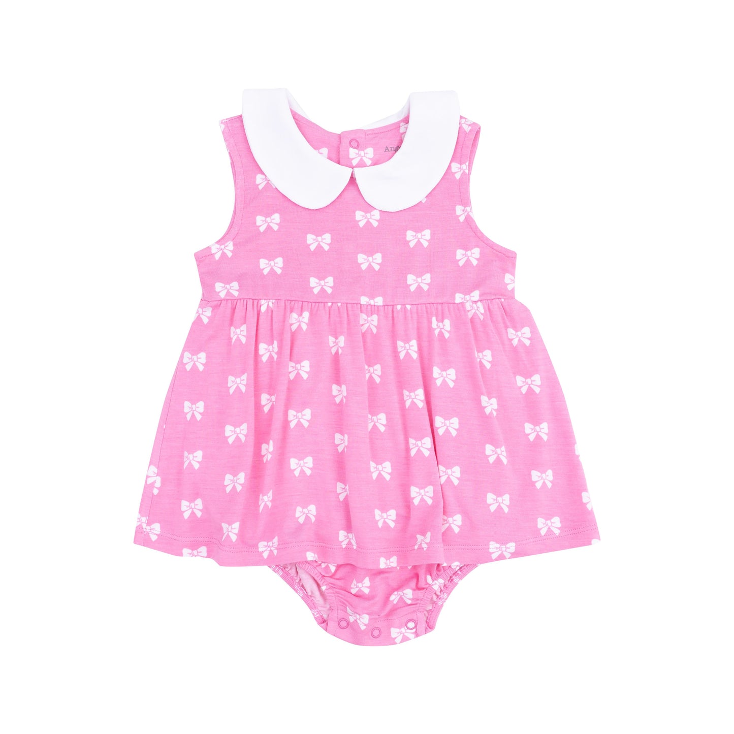 Angel Dear Pink Bows Collar Bubble with Skirt