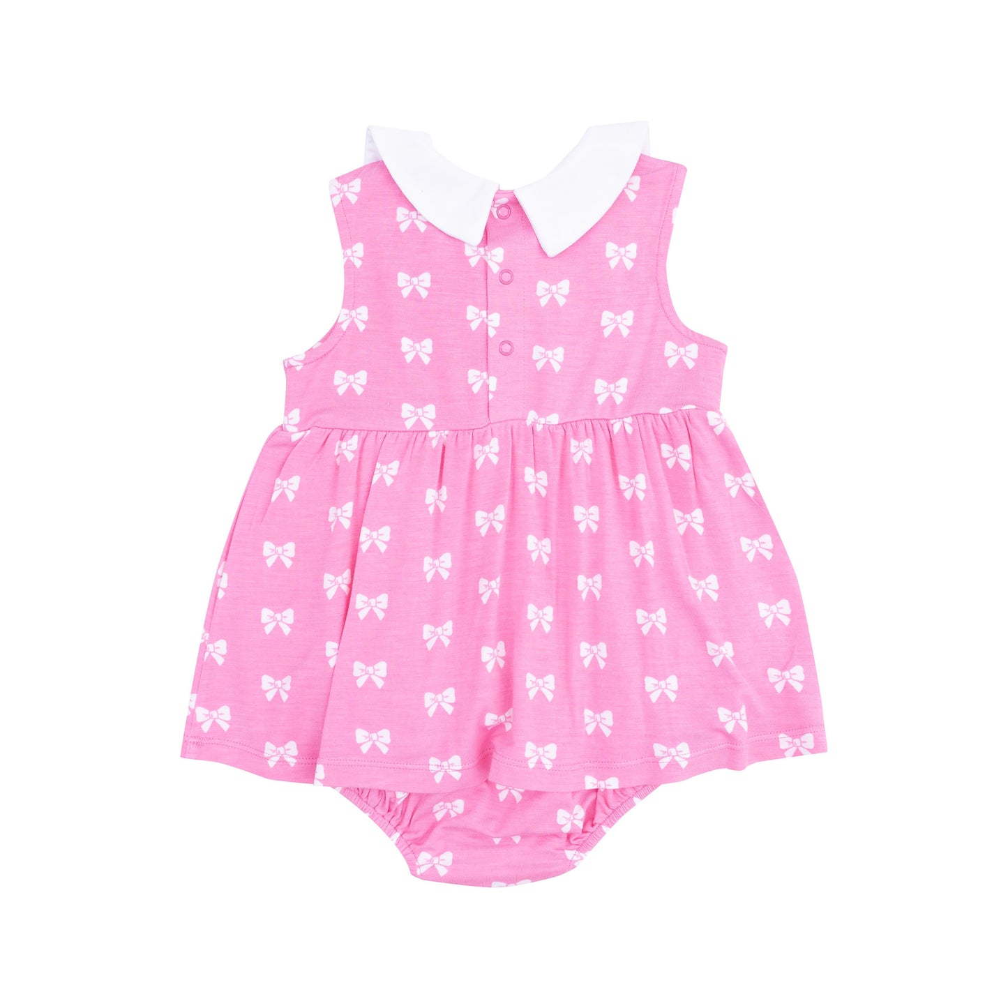 Angel Dear Pink Bows Collar Bubble with Skirt