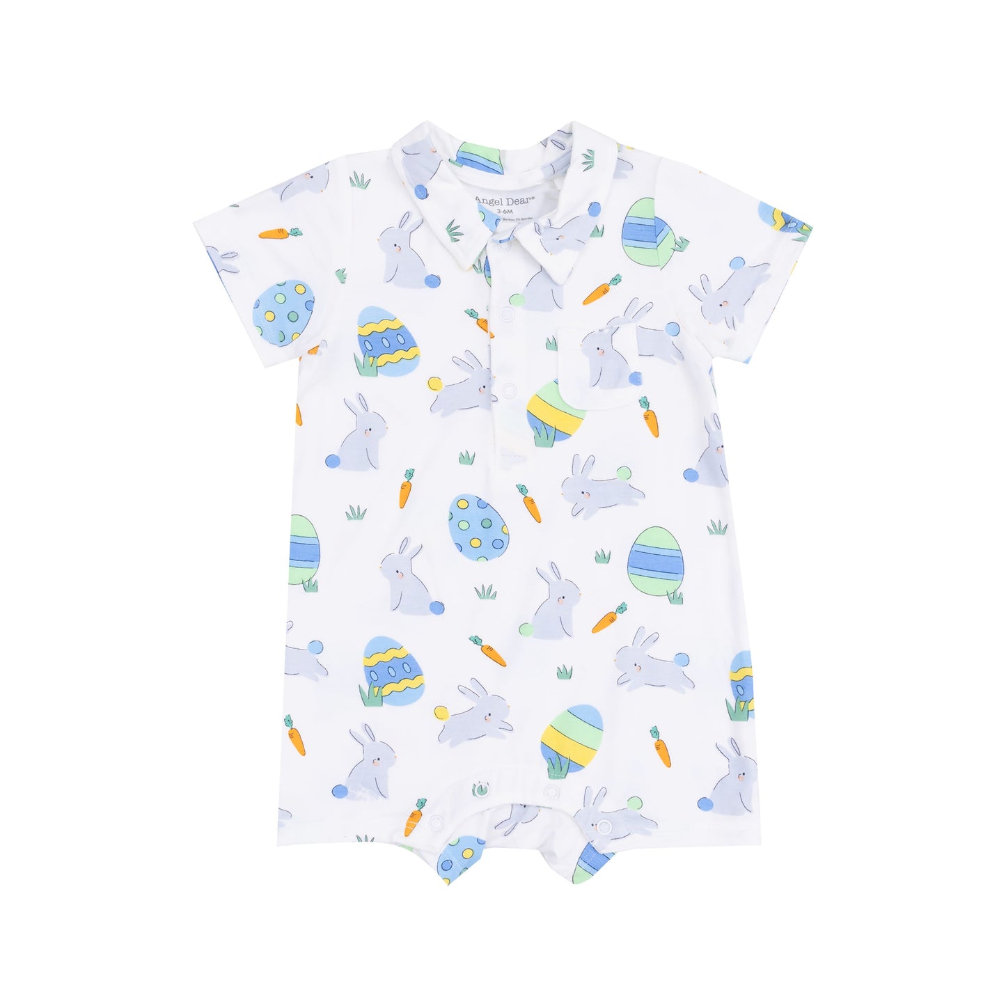 Angel Dear Easter Bunnies Blue Polo Shortie