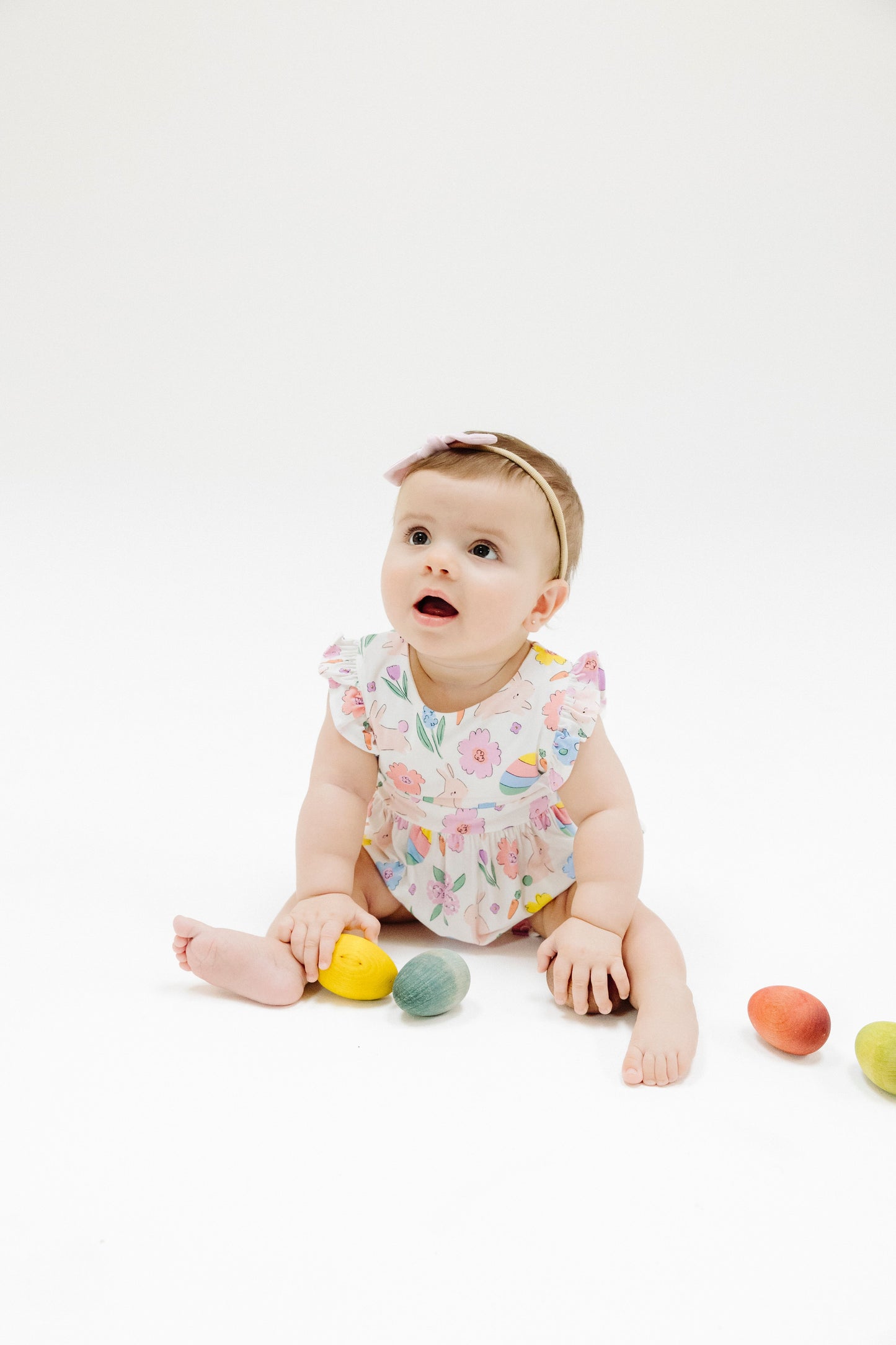 Angel Dear Easter Bunnies Pink Sunsuit