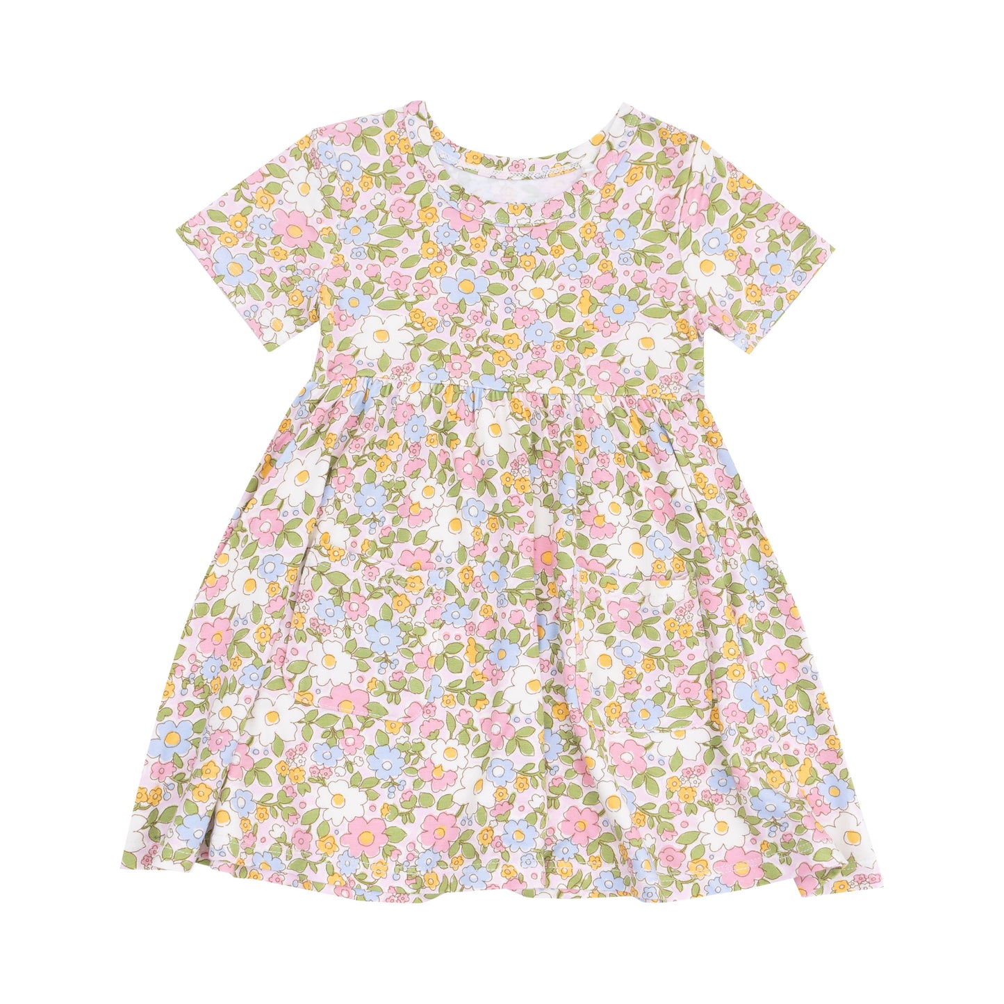Angel Dear Bubbly Baby Calico Twirly Dress