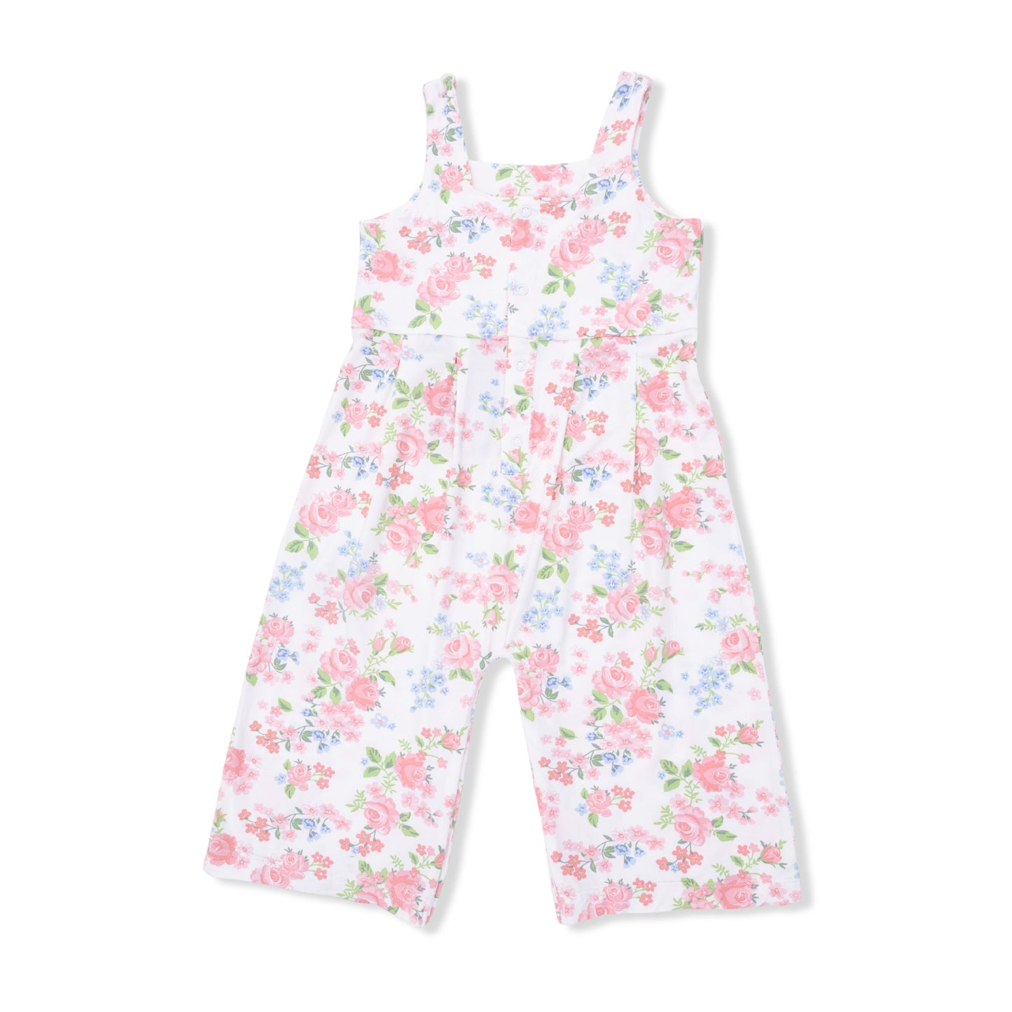 Angel Dear Cute Little Roses Wide Leg Jumpsuit