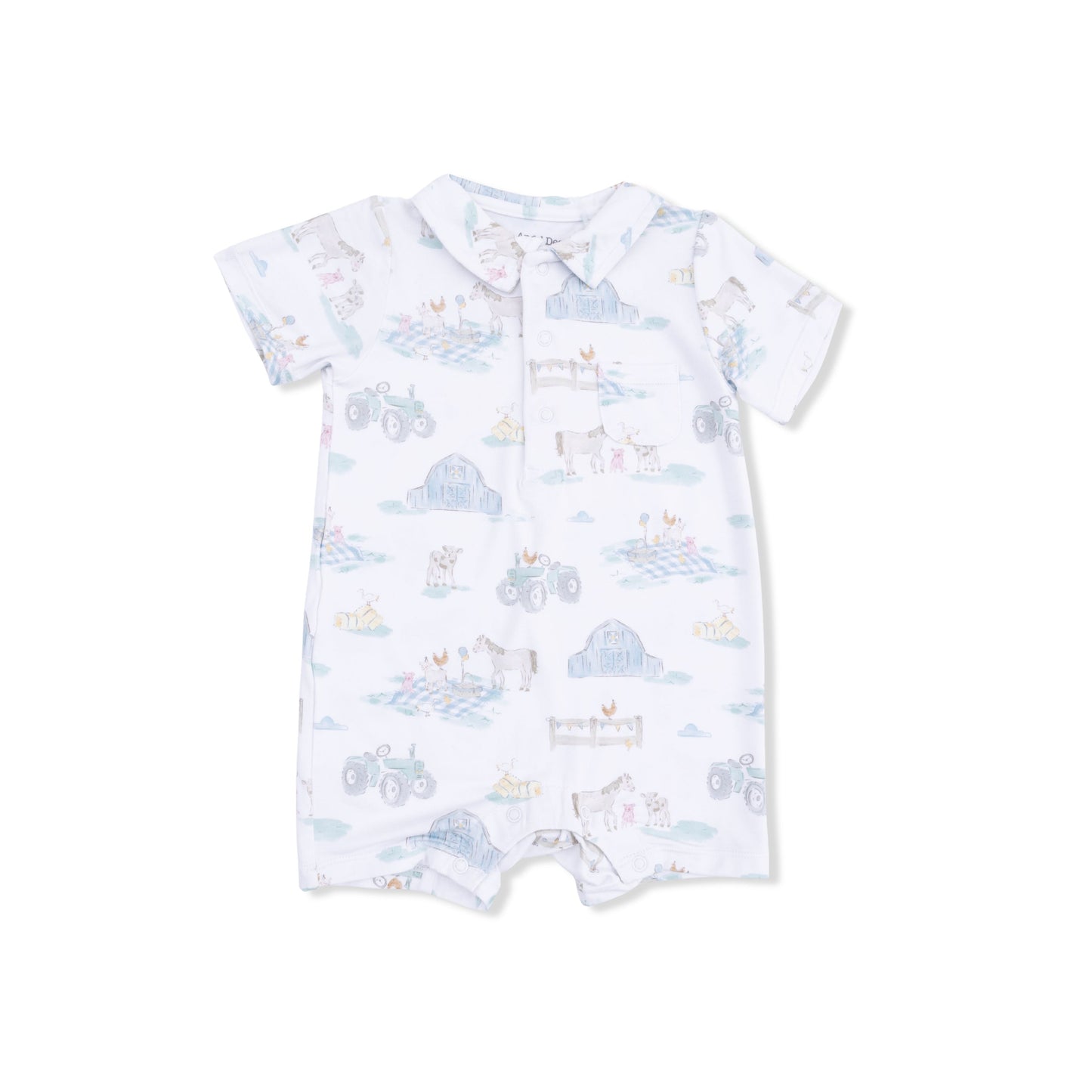 Angel Dear Farm Animal Party Polo Shortie