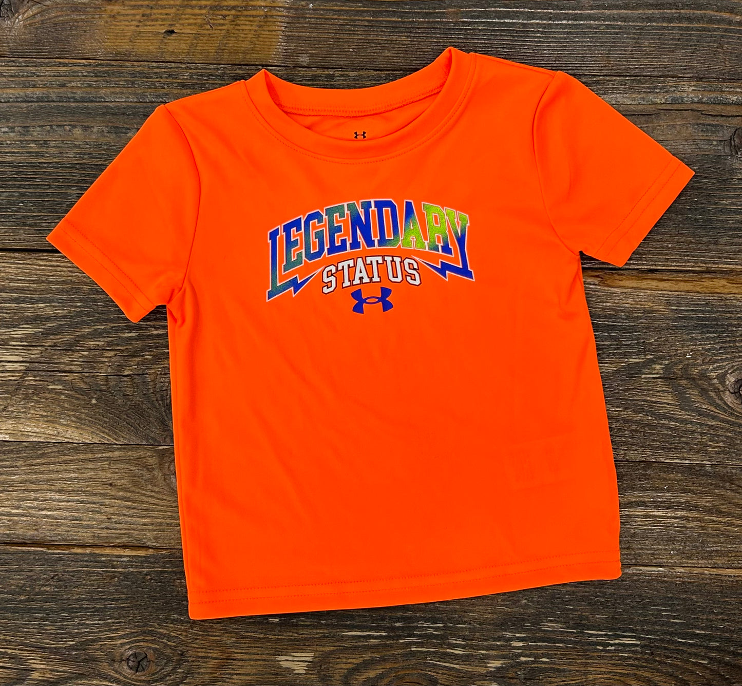 Under Armour Blaze Orange Legendary Status Tee