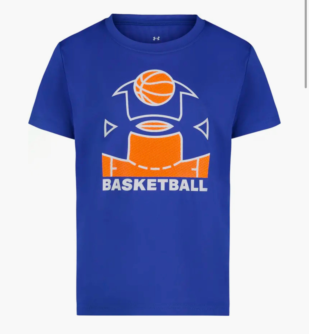 Under Armour Team Royal Logo Basketball Tee