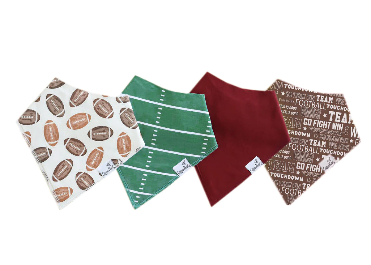 Copper Pearl Bandana Bib Sets