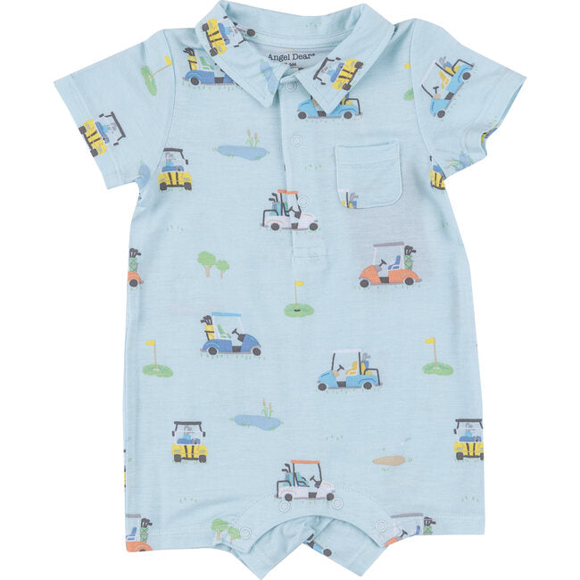 Angel Dear Blue Golf Carts Polo Shortie