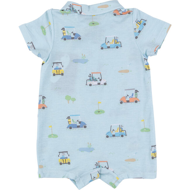 Angel Dear Blue Golf Carts Polo Shortie