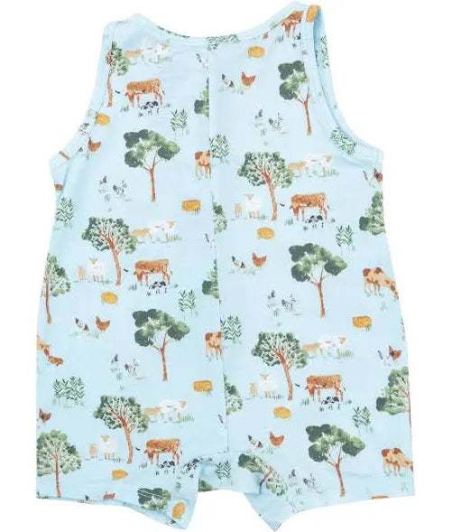Angel Dear Farm Friends Shortie Romper