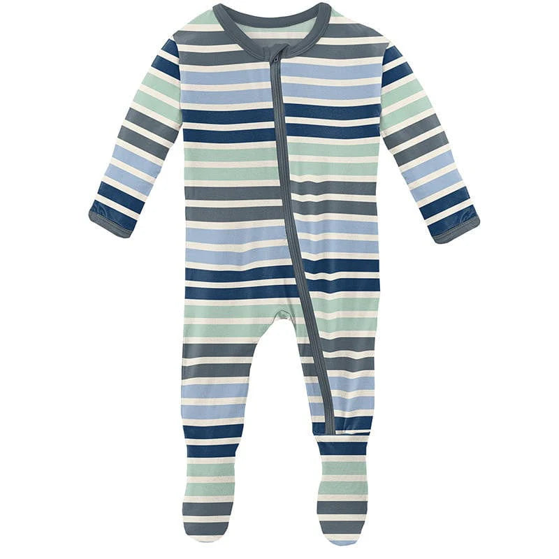 Kickee Fairground Stripe Footie