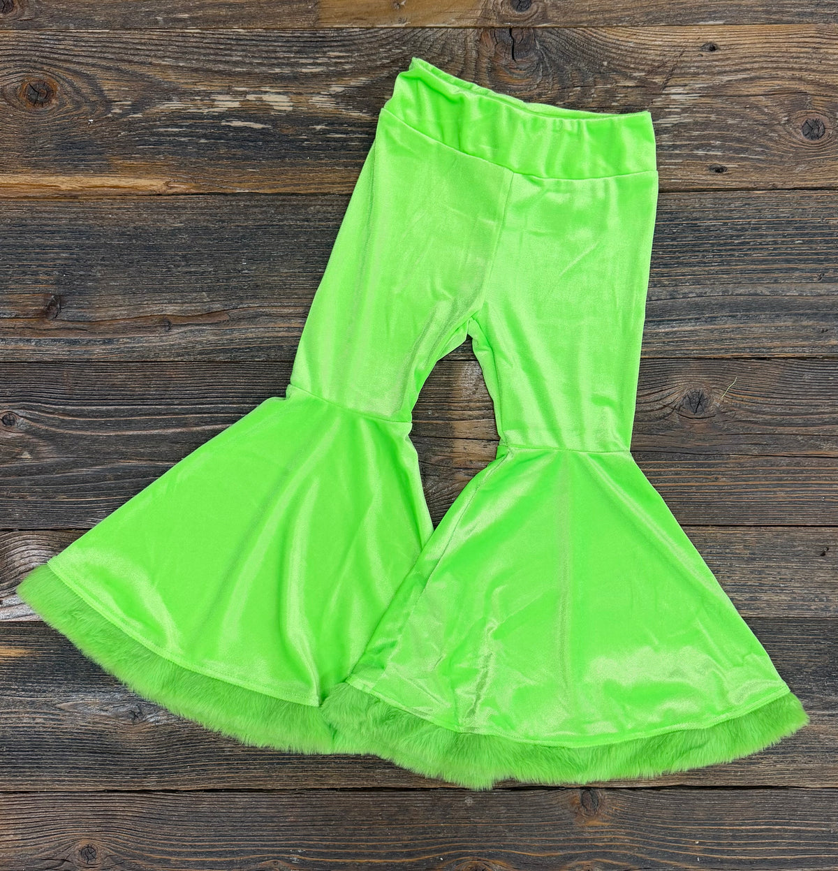 Lime Velvet Bells
