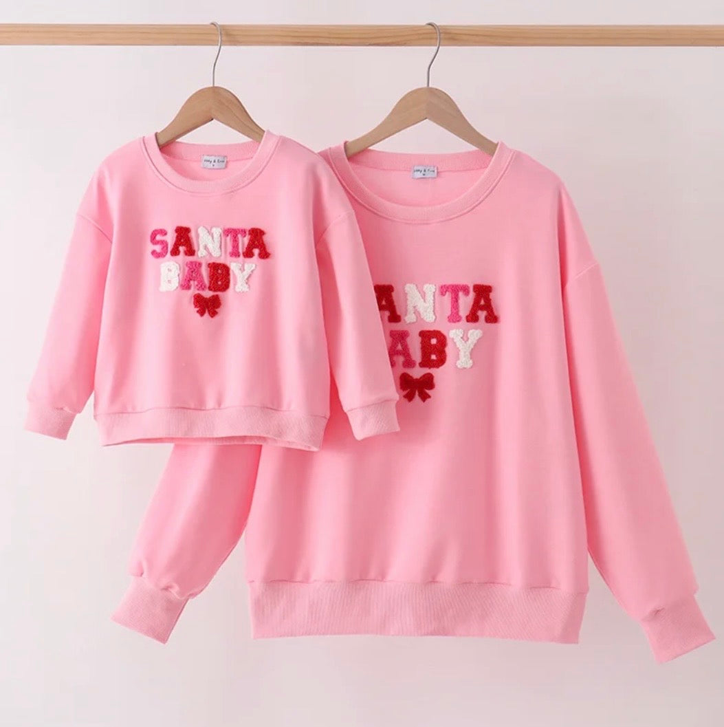 Santa Baby Mommy & Me Pullover