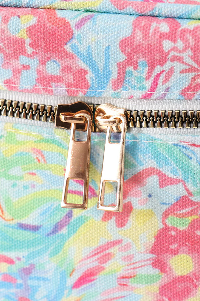 Lily Floral Make Up Bag