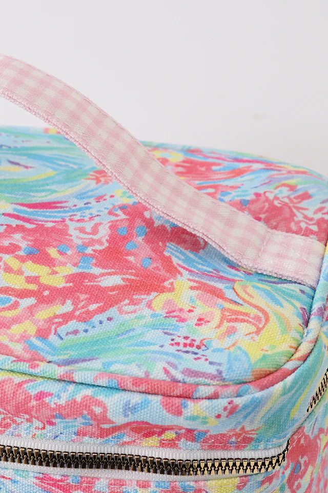 Lily Floral Make Up Bag