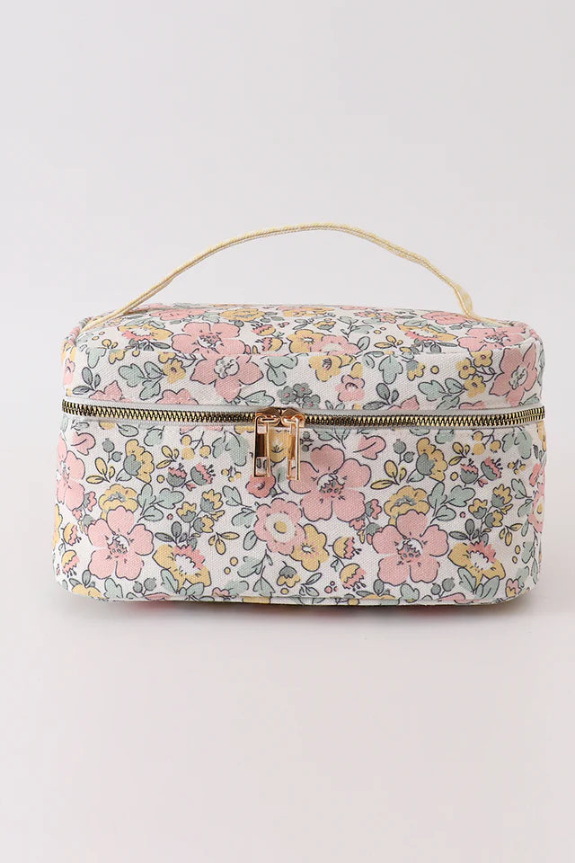 Lily Floral Make Up Bag