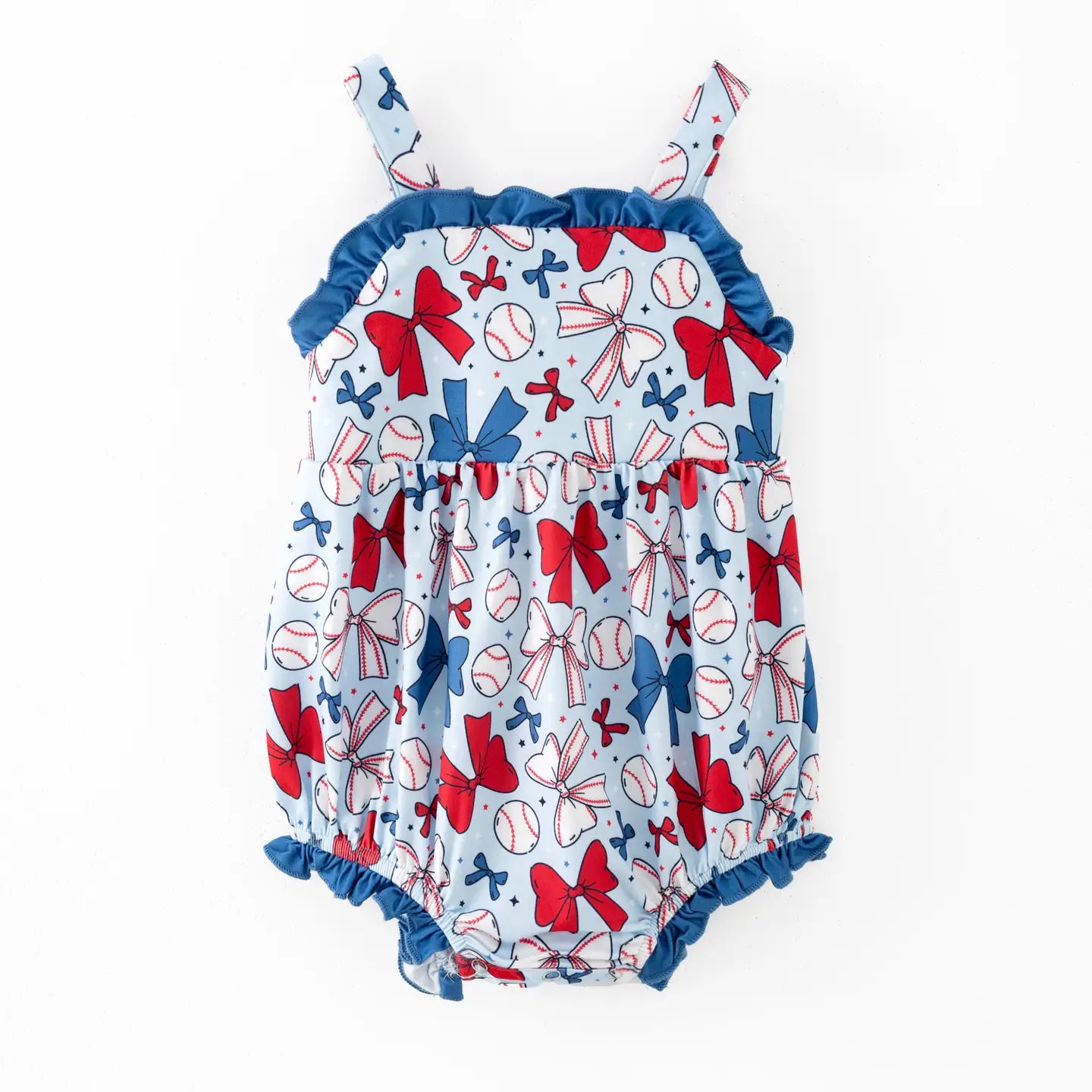 All Star Baseball & Bows Bubble